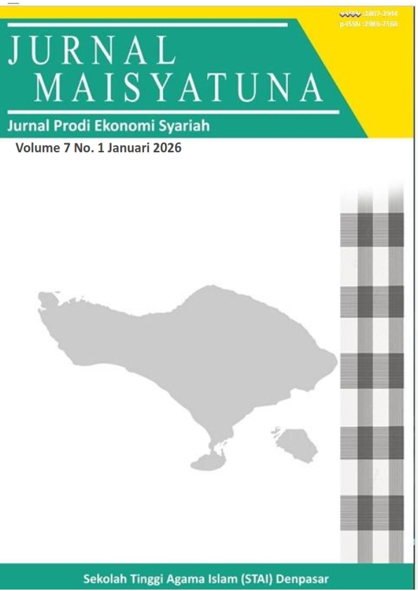 					View Vol. 7 No. 1 (2026): Jurnal Maisyatuna
				